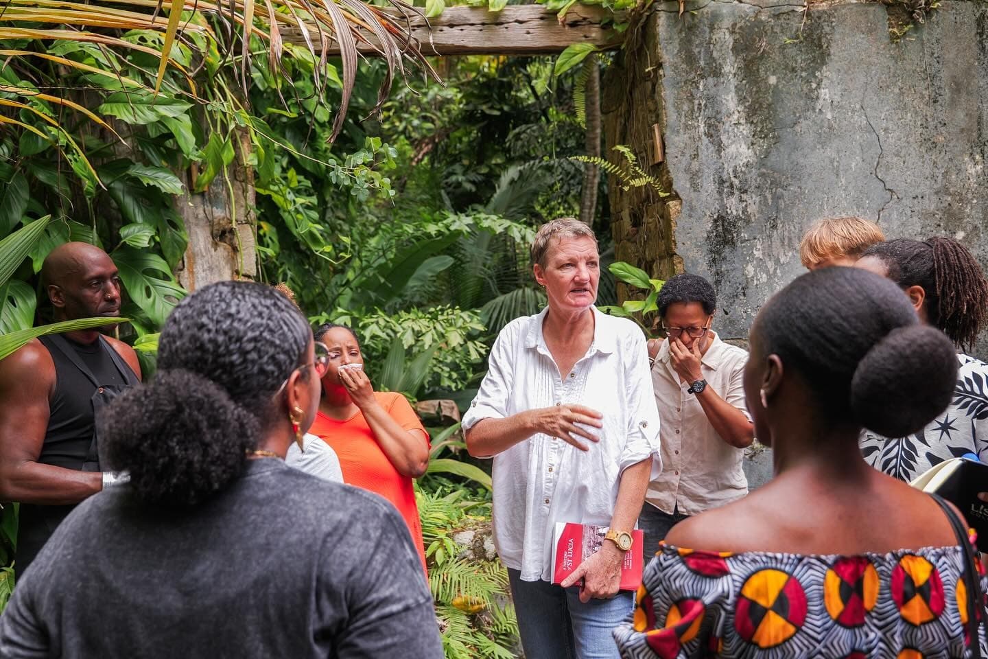 Participants at a Listwa Collective writing retreat