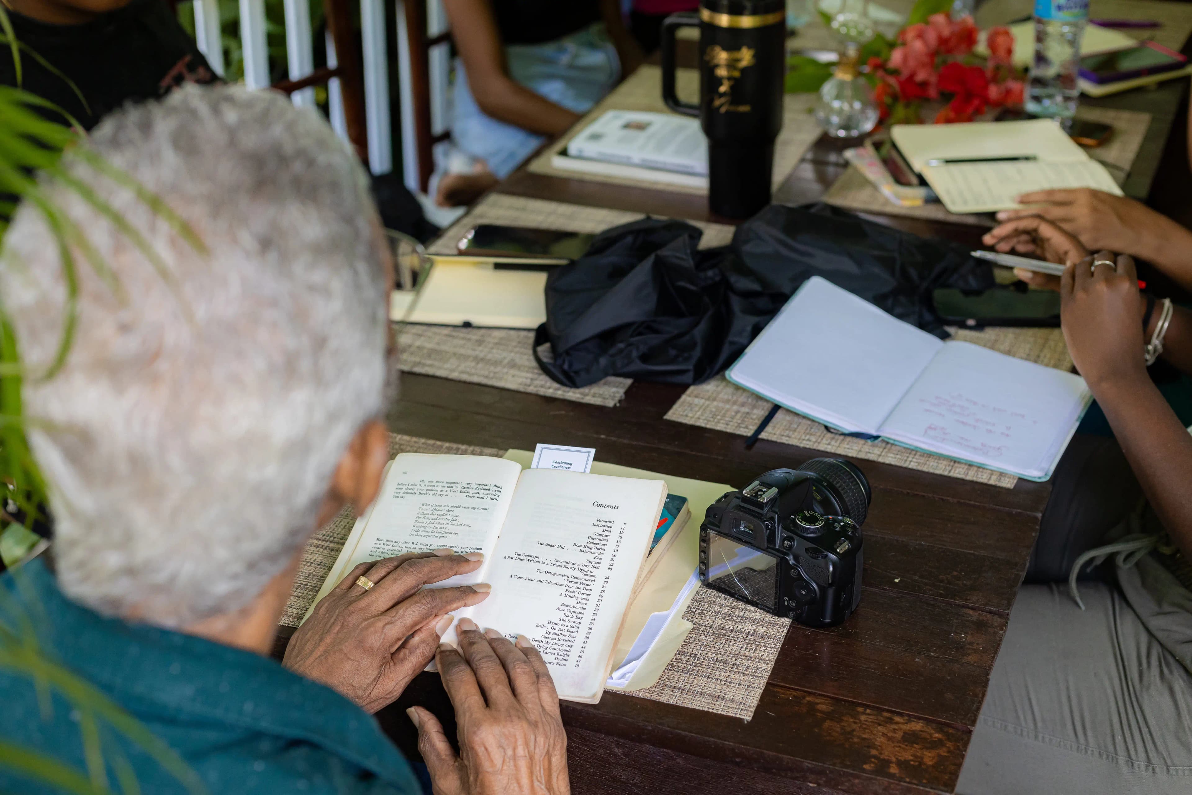 Participants at the Inaugural Tiwé Listwa Writing Retreat